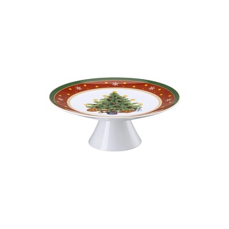 Vánoční tác na noze Veselé Vánoce, 22 cm Stromeček Rosenthal