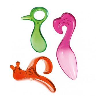 FRESH VITAMINS set loupačů KOZIOL, oranžová,olivová,růžová