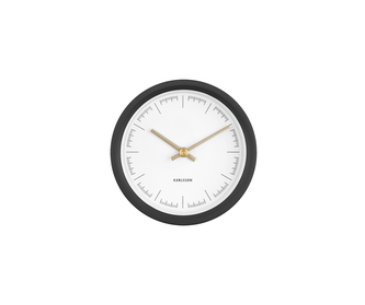 Nástěnné hodiny pogumované Dense 12,5 cm Karlsson