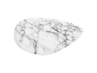 Podnos/ talíř mramorový velký bílá Marble Present Time