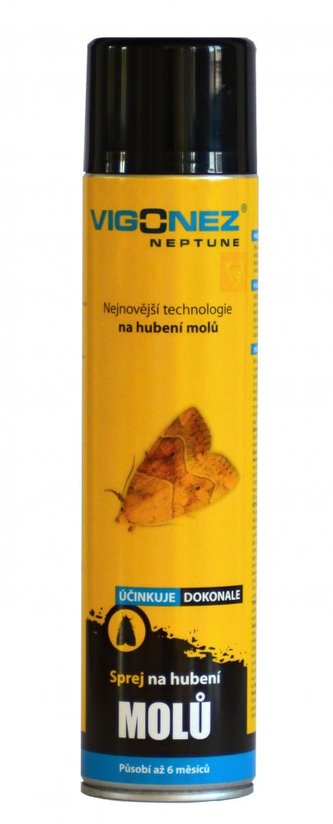 Vigonez NEPTUNE Sprej na hubení molů potrav. a šatních 200ml Vigonez NEPTUNE Sprej na hubení molů potrav. a šatních 200ml