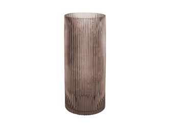 Skleněná váza Allure Straight L 30 cm L hnědá Present Time