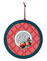 Podložka pod hrnec na horké 20 cm se šňůrkou na zavěšení s motivem jablek CANTICO BRANDANI