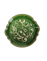 Servírovací tác na cukrovi 33 cm Filo D´Oro zelený BRANDANI