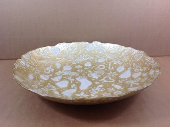 Vánoční mísa skleněná 40 cm Christmas BRANDANI