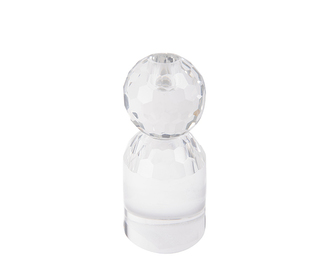 Skleněný svícen Crystal Ball 14,3 cm L Present Time
