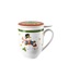Vánoční set hrnek se sítkem na čaj Veselé Vánoce, 360ml červený Rosenthal