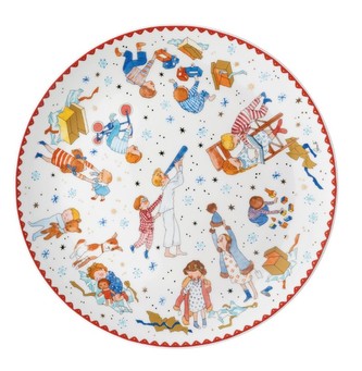 Velký vánoční talíř, Štědrý večer, Ø 28 cm Rosenthal