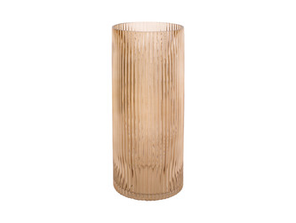 Skleněná váza Allure Straight L 30 cm L pískově hnědá Present Time