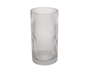 Skleněná váza Allure Straight 20 cm L šedá Present Time