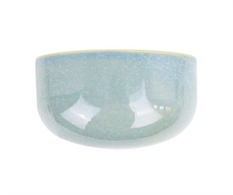 Nástěnný oválný květináč Oval zelený Present Time