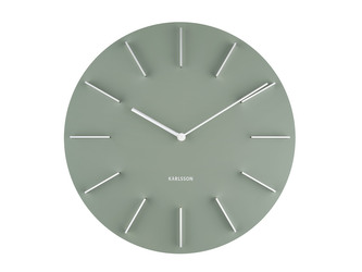 Nástěnné hodiny Discreet 40 cm tm. zelené Karlsson