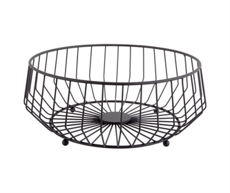 Mísa na ovoce Linea Kink Large černá 34cm Present Time