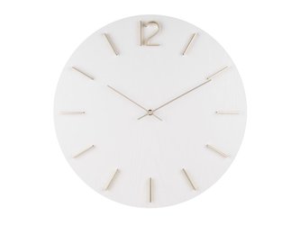 Nástěnné hodiny Meek 50 cm bílá Karlsson