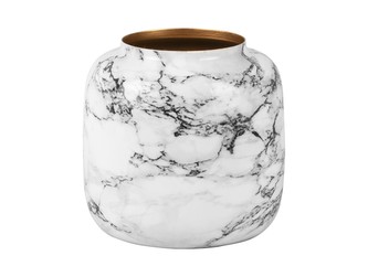 Váza mramorová velká bílá Marble Present Time