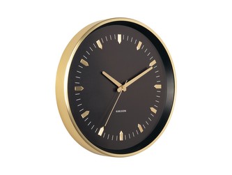 Nástěnné hodiny Arrow Batons 35cm zlatá Karlsson