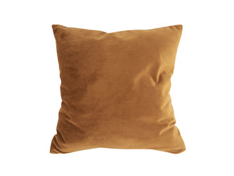 Polštář čtvercový sametový 40 cm Cushion Tender hnědý Present Time