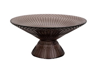 Mísa skleněná Prance L 34.5 cm čokoládově hnědá Present Time