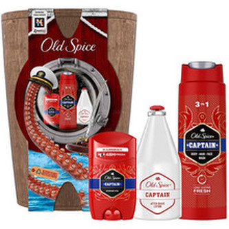 Old Spice Dárková sada tělové péče v dřevěném soudku Captain man