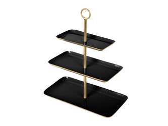 Servírovací talíř Slavnostní černý Present Time