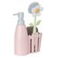 Dávkovač na jar, mýdlo, houbička a kartáč na nádobí FLOWER FLORGANIC VIGAR