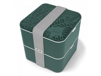 Obědový box MonBento Square Graphic | Jungle 2x 850ml Obědový box MonBento Square Graphic | Jungle 2x 850ml