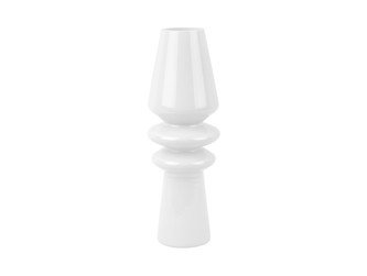 Váza Sparkle Cone Skleněná láhev bílá Present Time