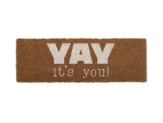 Rohožka YAY, It's You! hnědá Present Time