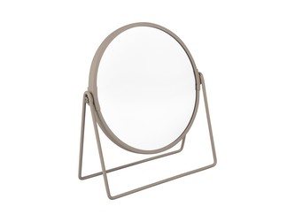 Koupelnové zvětšovací zrcadlo teplá šedá Present Time