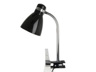 Stolní lampa s klipem Study černá Leitmotiv