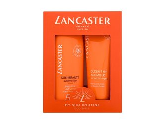 Lancaster Sun mléko na opalování Sun Beauty Sublime Tan Body Milk SPF50 175 ml + mléko po opalování Golden Tan Maximizer After Sun Lotion 125 ml