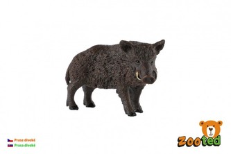 Prase divoké kanec zooted plast 7cm v sáčku Prase divoké kanec zooted plast 7cm v sáčku