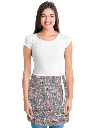 Kuchyňská zástěra DITA - do pasu - mučenka - zástěra 68x50 cm