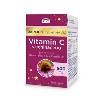 GreenSwan GS Vitamin C 500 s echinaceou 70 + 30 tbl.
