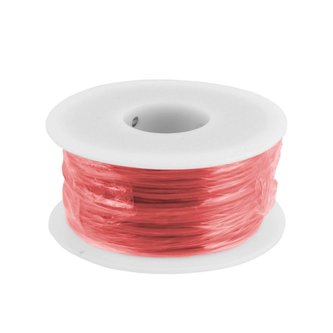 Izolovaná pocínovaná měděná licna 0,25mm2, červená 1ks = 25 metrů
