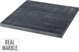 Mramorová deska 25x25x1,5 cm šedá, 1850 g