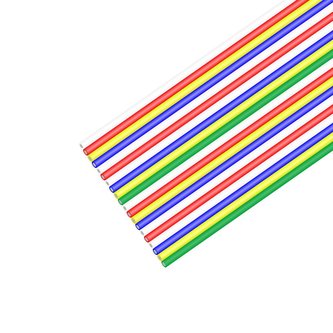 Plochý vícežilový kabel, 20 žil, RM=1,27mm, barevný