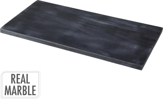 Mramorová deska 40x20x1,5 cm šedá, 3157 g