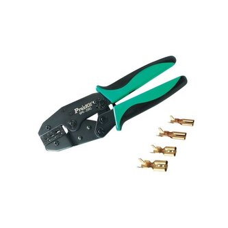 Krimpovací nástroj pro elektrické a průmyslové terminály, neizolované otevřené konektory