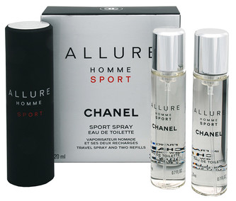 Chanel Allure Homme Sport Toaletní voda 3x20 ml Twist and Spray pro muže