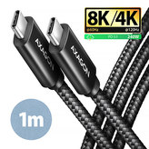 AXAGON BUCM4X-CM10AB NewGEN+ kabel USB-C  USB-C, 1m, USB4 Gen 3×2, PD 240W 5A, 8K HD, ALU, oplet, černý
