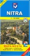 Nitra 1:10 000 Mapa mesta Town plan Stadtplan Plan miasta Várostérkép