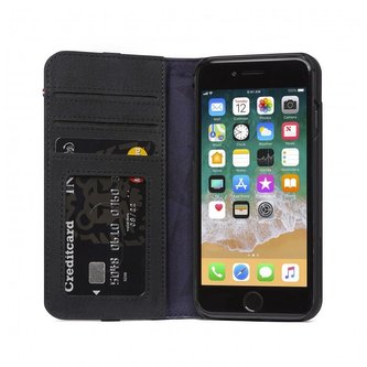 Decoded Leather Wallet, black - iPhone SE/8/7