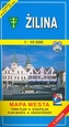 Žilina 1:10 000 Mapa mesta Town plan Stadtplan Plan miasta Várostérkép