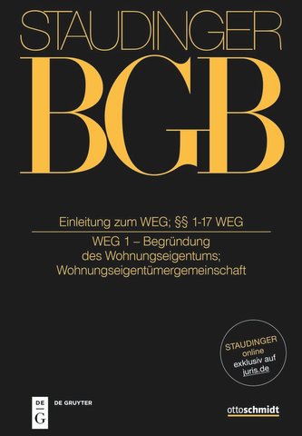 Einleitung zum WEG; §§ 1-17 WEG