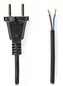 NEDIS napájecí kabel k vysavači/  CEE 7/17/ 250 V AC/ PVC/ černý/ 10 m