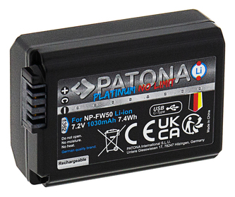 Aku Sony NP-FW50 1030mAh Li-Ion Platinum USB-C nabíjení