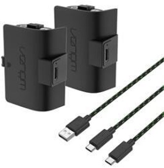 VENOM VS2883 Xbox Series S/X & One Black High Capacity Twin Battery Pack + 3 meter cable
