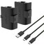 VENOM VS2883 Xbox Series S/X & One Black High Capacity Twin Battery Pack + 3 meter cable