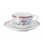 Porcelánový Vánoční šálek na cappuccino s podšálkem, Štědrý večer, 0,22l/16 cm Rosenthal